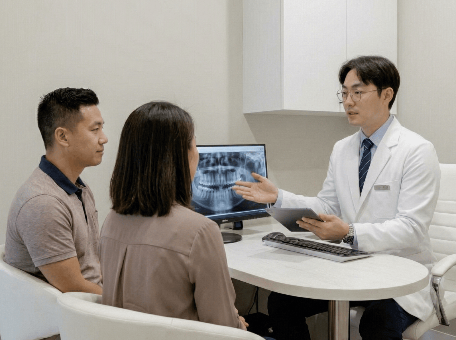 Assessing whether a bone graft is needed before a dental implant